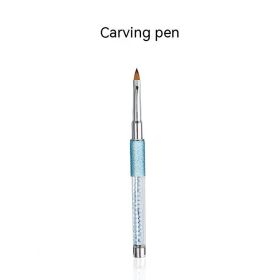 16 Pieces Nail Brush UV Pen Suit (Option: Carved Pen)