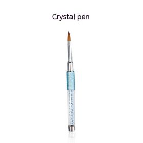 16 Pieces Nail Brush UV Pen Suit (Option: Crystal Pen)