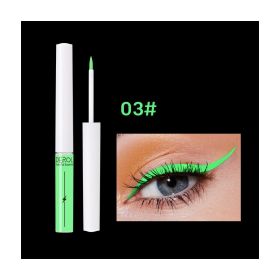 Quick Drying Water-soluble Color Luminous UV Eyeliner Liquid Pen (Color: Green)