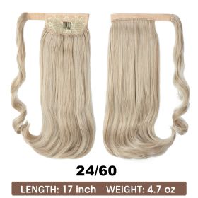 Wig Ponytail Long Straight Hair Elastic Velcro (Option: 2460models)