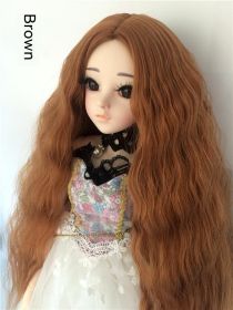 Small Cloth Salon Doll Wigs (Option: brown-4 Points)