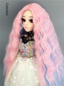 Small Cloth Salon Doll Wigs (Option: Colorful-Ke Er)