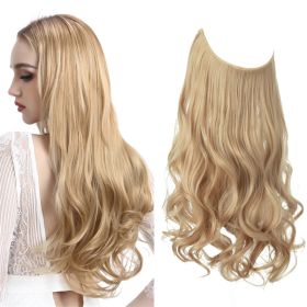 Wig Female Extension Chemical Fiber Long Curly Hair Matte High-temperature Fiber Fishing Thread Wig Set (Option: NO.25-14inch)