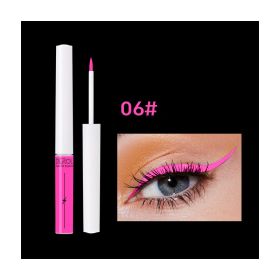 Quick Drying Water-soluble Color Luminous UV Eyeliner Liquid Pen (Color: Pink)