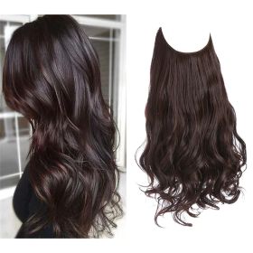 Wig Female Extension Chemical Fiber Long Curly Hair Matte High-temperature Fiber Fishing Thread Wig Set (Option: No.2 no.33-14inch)