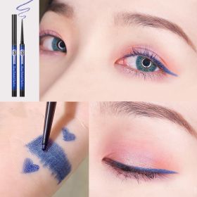 Colorful Eyeliner Glue Pen Is Extremely Fine, Waterproof And Non Smudging (Option: Sapphire blue)