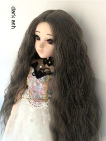 Small Cloth Salon Doll Wigs (Option: Dark Grey-4 Points)