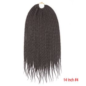 Crochet Hair Senegal Box Braids Braid Hair Extension (Option: S4-14Inch-1Pcs)