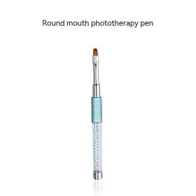 16 Pieces Nail Brush UV Pen Suit (Option: Round Mouth Phototherapy)