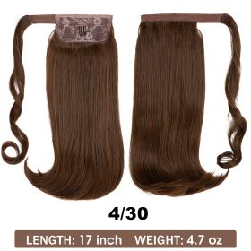 Wig Ponytail Long Straight Hair Elastic Velcro (Option: 430models)