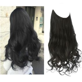 Wig Female Extension Chemical Fiber Long Curly Hair Matte High-temperature Fiber Fishing Thread Wig Set (Option: NO.2-14inch)