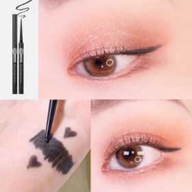 Colorful Eyeliner Glue Pen Is Extremely Fine, Waterproof And Non Smudging (Option: Smoke black)