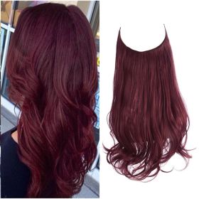 Wig Female Extension Chemical Fiber Long Curly Hair Matte High-temperature Fiber Fishing Thread Wig Set (Option: No.118-14inch)