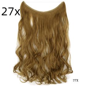 Wig Without Curtain Long Curly Hair Mark (Option: A)