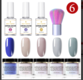 Solid Nail Enhancer Soaked Crystal Powder (Option: Style6)