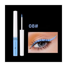 Quick Drying Water-soluble Color Luminous UV Eyeliner Liquid Pen (Color: Blue)