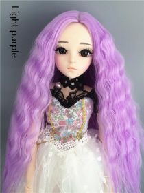 Small Cloth Salon Doll Wigs (Option: Light Purple-3points)