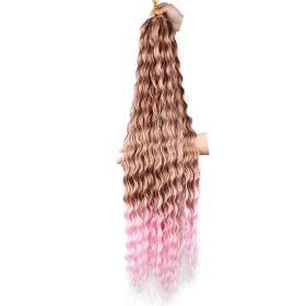 Women's Fashion Chemical Fiber Wig Head Covering (Option: Style30 Pink)