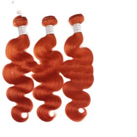 Real Hair Curtain Block Orange Europe And America (Option: Orange-16inch)