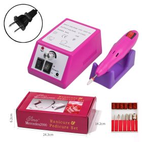 Electric Nail Sander Polishing Tools (Option: Rose US)