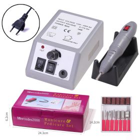 Electric Nail Sander Polishing Tools (Option: Grey EU)