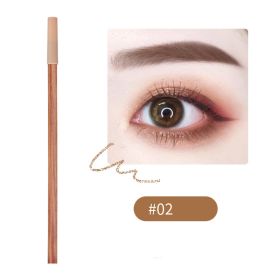 Original Wooden Waterproof Design Eyeliner Pen (Color: Coffee)